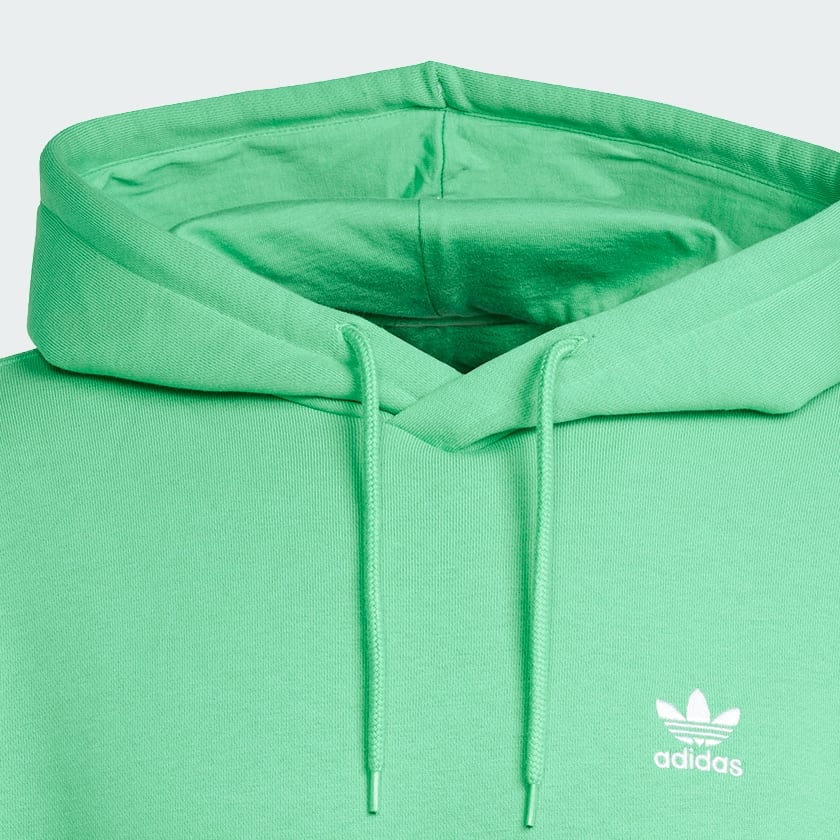 Vert Sweat-shirt à capuche Trèfle Essentials