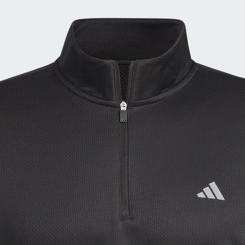 Sort Ultimate365 Textured Quarter-Zip trøje