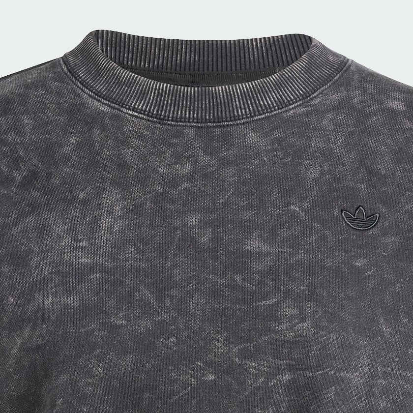 Black Premium Essentials Washed Oversized Sweatshirt