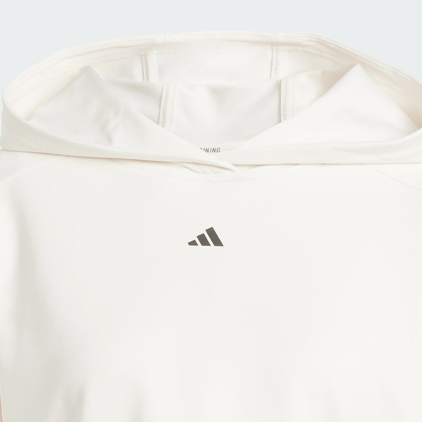 Blanc Sweat-Shirt à capuche aération dos coupe ample Power