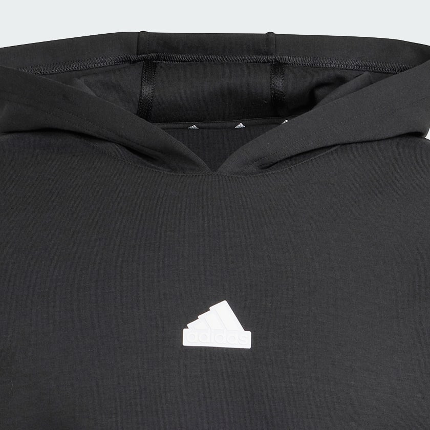 Zwart Future Icons 3-Stripes Hoodie