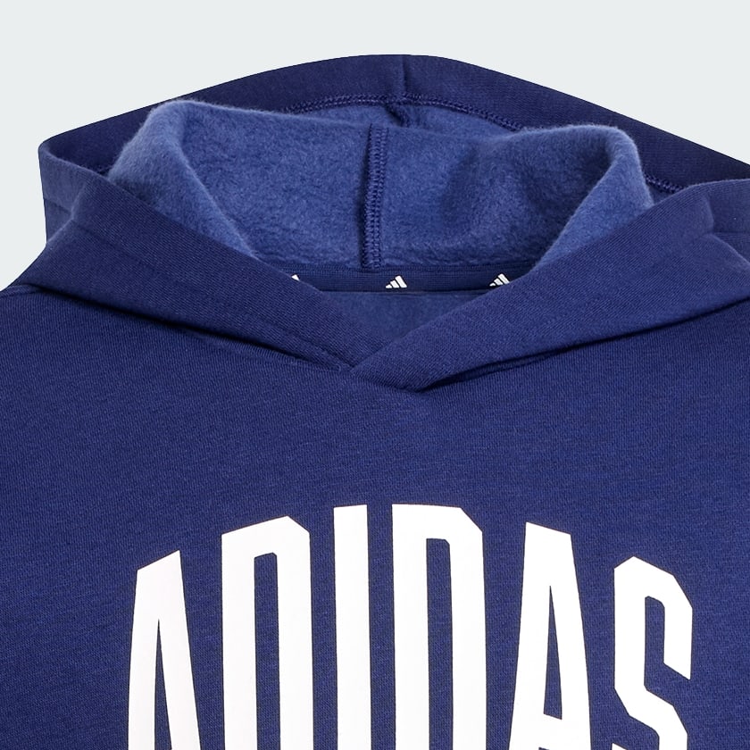 Azul Casaco com capuz Collegiate Typography Seasonals Essentials - Criança