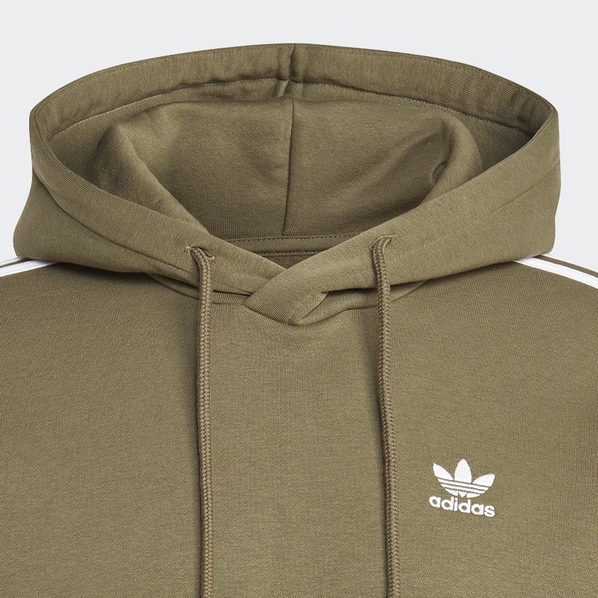 Grun adicolor Classics 3-Streifen Hoodie