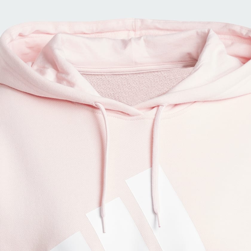 Pink Essentials Big Logo Oversized French Terry Hoodie