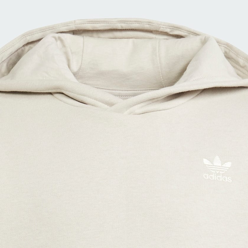 Beige buzo con capucha Adicolor