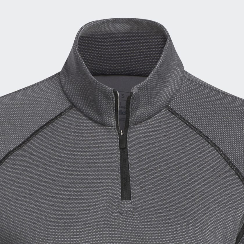 Black 1/4-Zip Golf Pullover