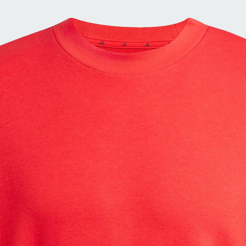 Rouge Sweat-shirt logo à 3 bandes coupe ample Essentials