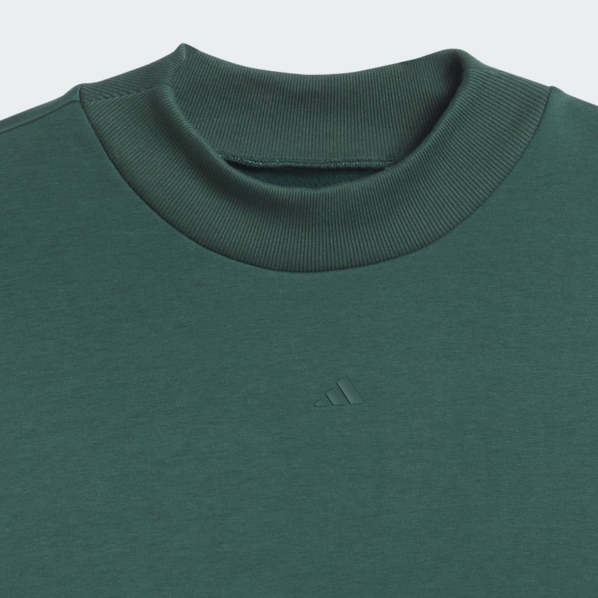 Verde Buzo adidas Basketball 001_ Cuello Redondo