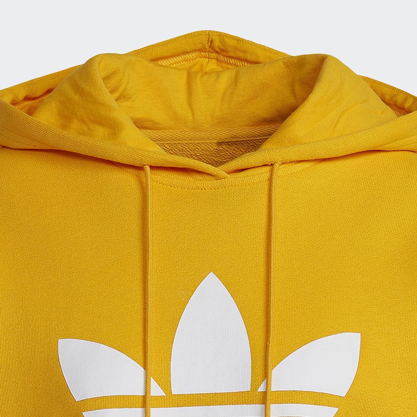 Blusa Capuz adidas Adicolor Trefoil Amarelo adidas adidas Brasil