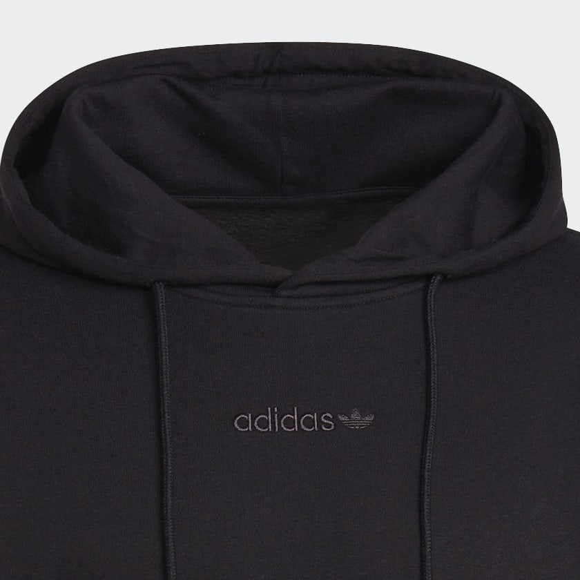 adidas Trefoil Linear Hoodie Black Free Shipping with adiClub adidas Canada