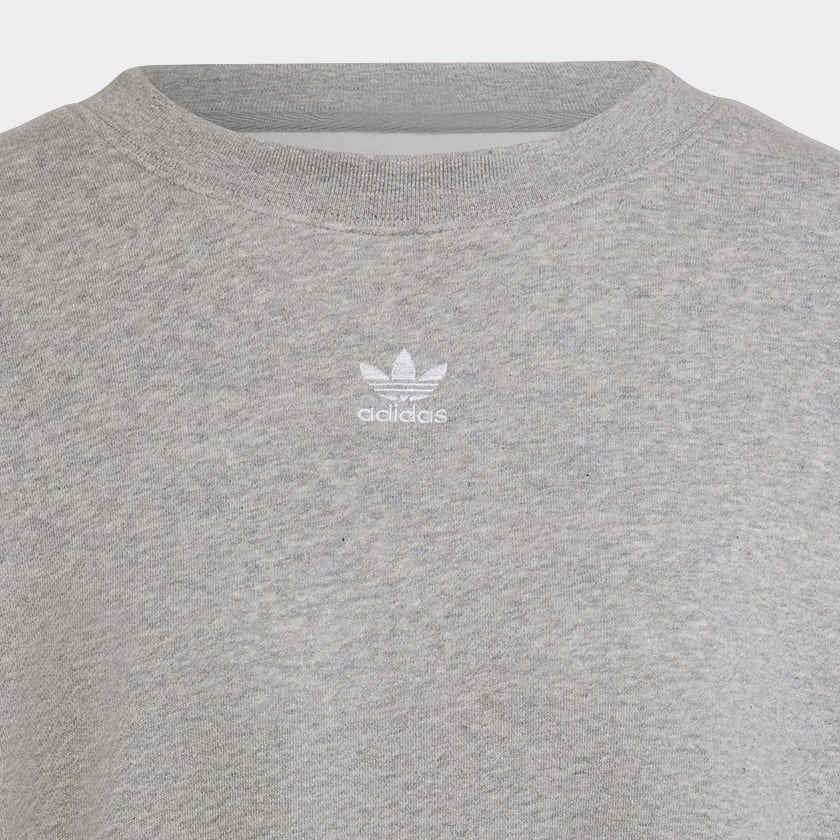 Grey Adicolor Essentials Fleece Sweatshirt