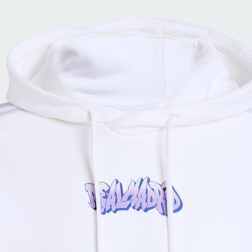 Blanco Polera con capucha Real Madrid