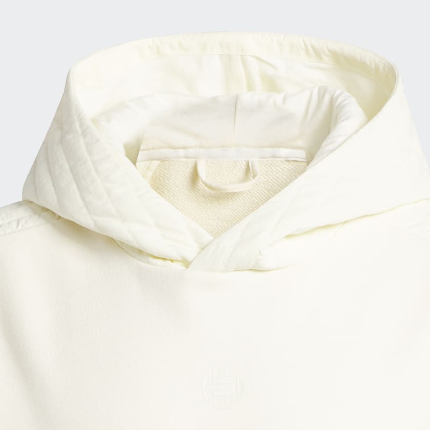 adidas Harden Quilted Hoodie White Men s Basketball adidas US
