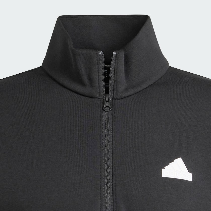 Black Future Icons 3-Stripes Half-Zip Sweatshirt