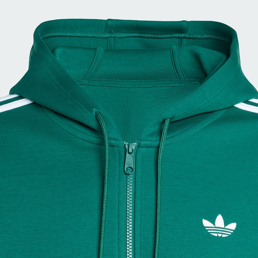 Grun adidas Adicolor Spacer Kapuzenjacke, Oversized