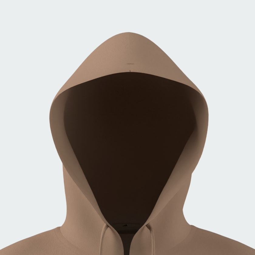 nau Áo Hoodie Khóa Kéo Vải Thun Da Cá 3 Sọc Essentials