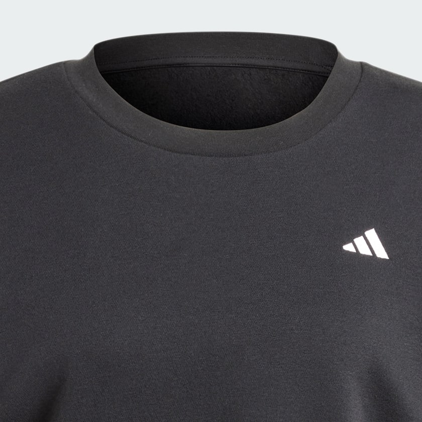 Black Essentials Small Logo Feel Cozy Sweatshirt