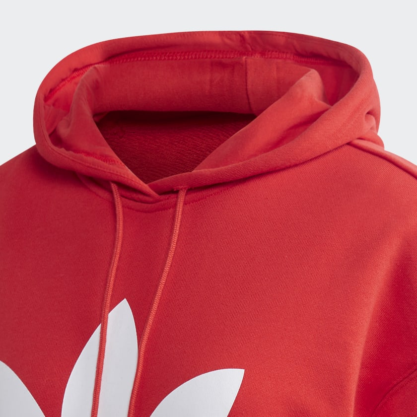 Rod adidas Adicolor Trefoil Hettegenser