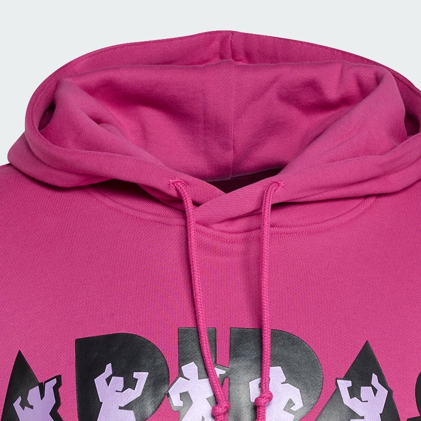 Rosa Felpa con cappuccio adidas x Jeremy Scott