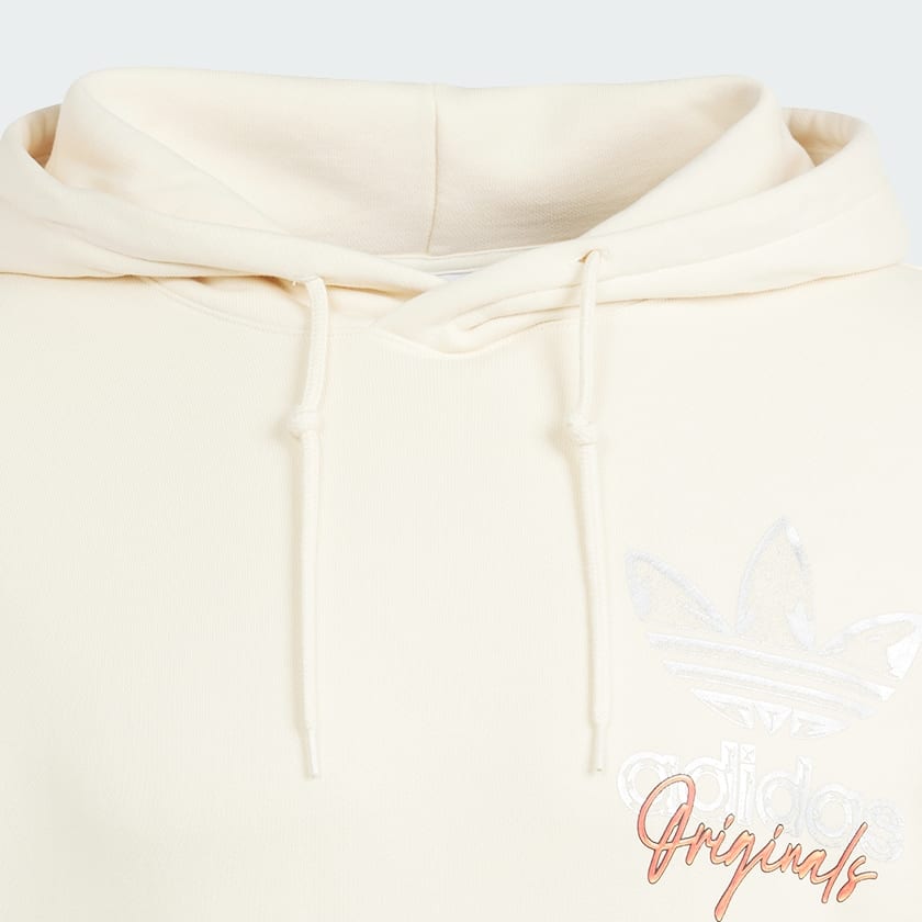 White Trefoil Hoodie