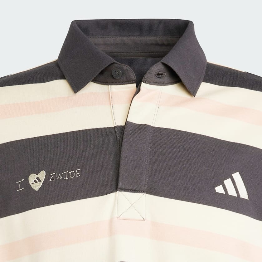 Black adidas x Kolisi Rugby Polo