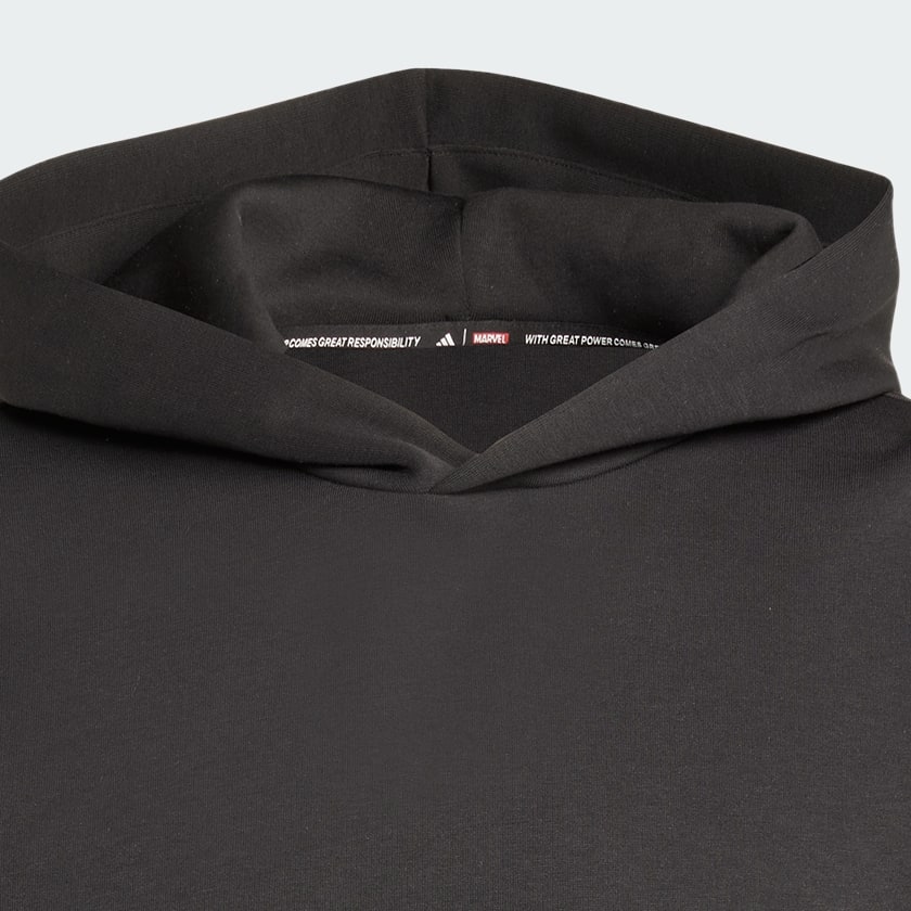 Negro Sudadera con Gorro adidas Marvel Spider-Man