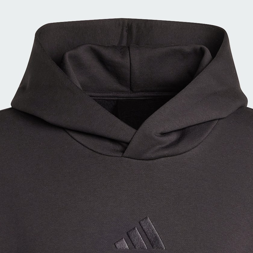 Negro Buzo de algodón perchado con capucha ALL SZN