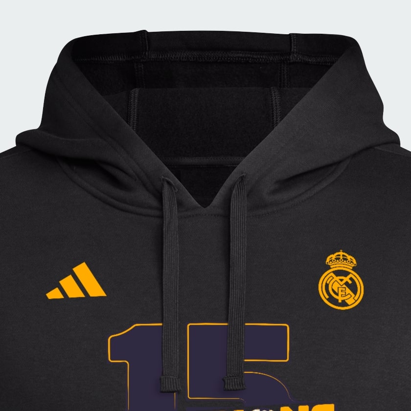 adidas Real Madrid Winners Fleece Hooded Sweatshirt - Black | Free Shipping  with adiClub | adidas US