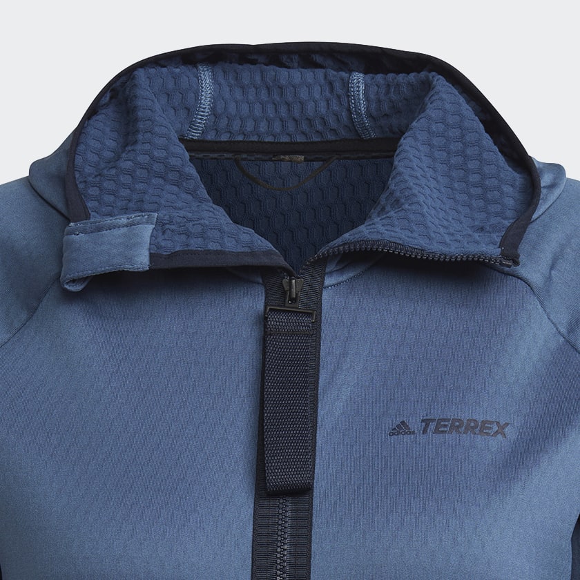 Azul Chaqueta con capucha Terrex Tech Flooce Light Hiking