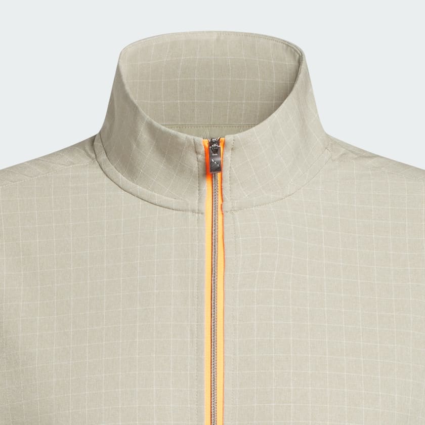 Marron Sweat-shirt zip 1/4 TOILE ULTIMATE365 SET