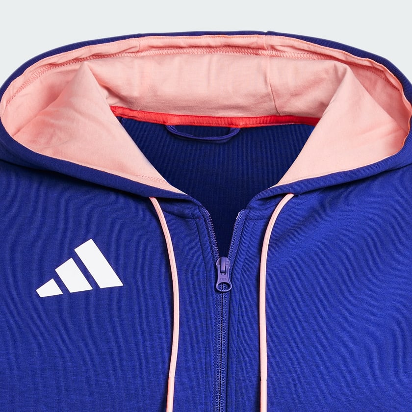 Blau Team Frankreich Kapuzenjacke
