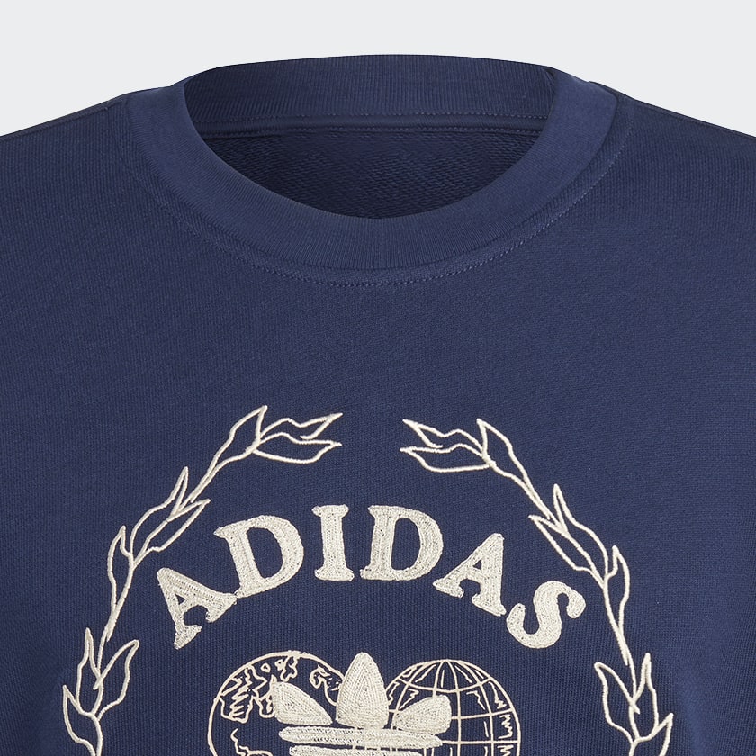 Azul Polera Estampada Archive Cuello Redondo