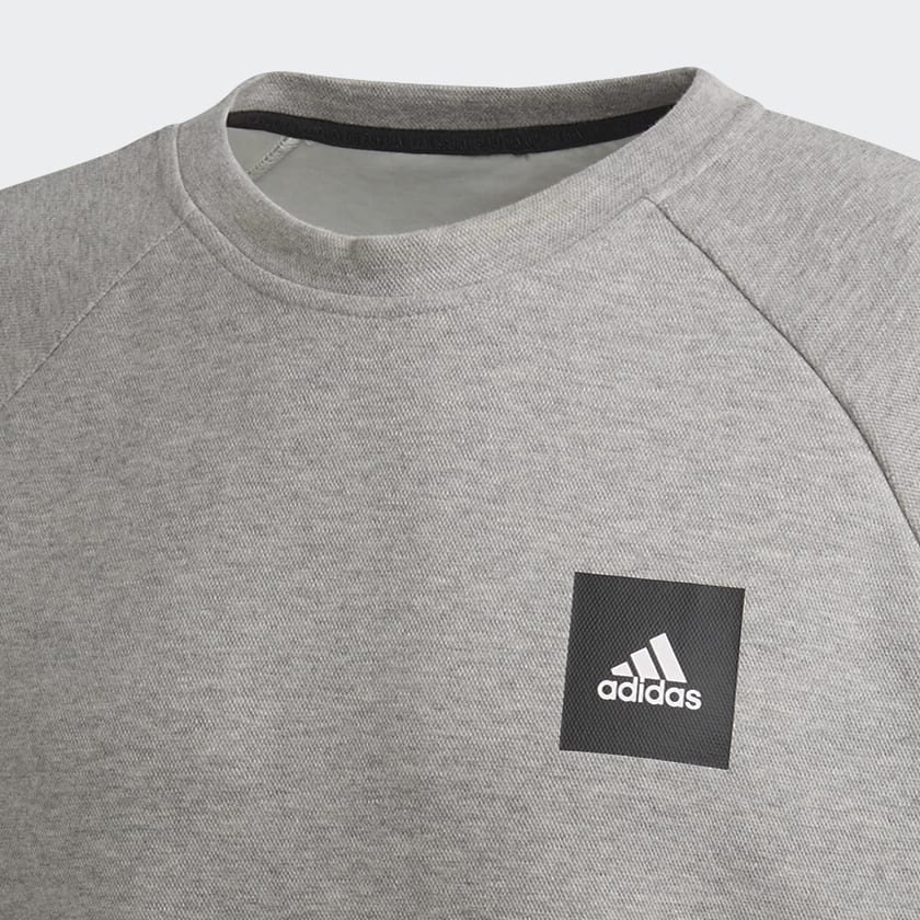 adidas Must Haves Stadium Crew Sweatshirt Grey adidas Australia