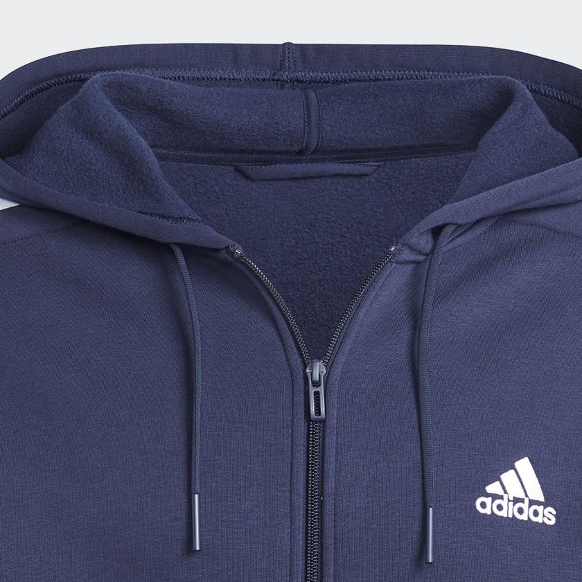 Mavi Essentials Fleece 3-Stripes Full-Zip Kapüşonlu Üst