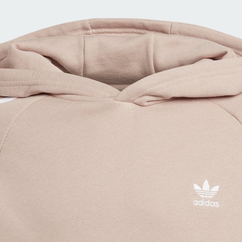 Beige Trefoil Hoodie Kids