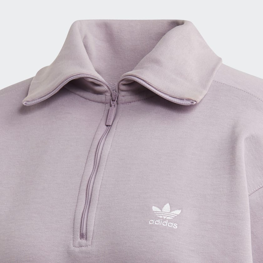 Adidas half sleeve sweater discount