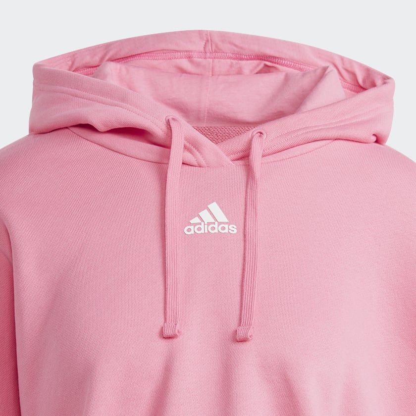 adidas Collective Power Cropped Hoodie - Pink