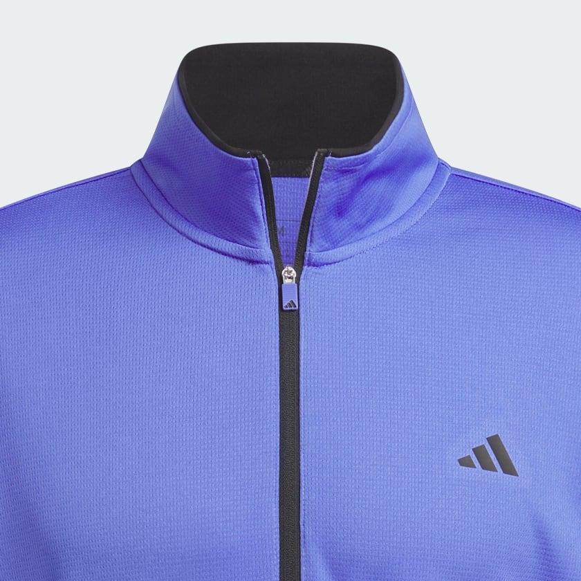 Bleu Haut demi-zip léger