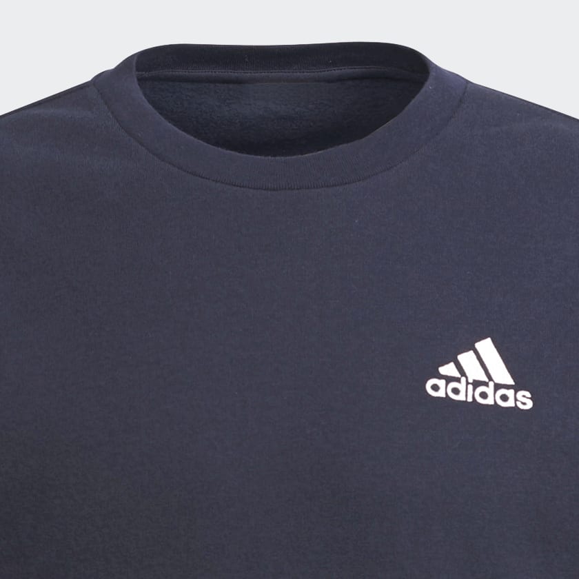 Blue 에센셜 플리스 스웨트셔츠