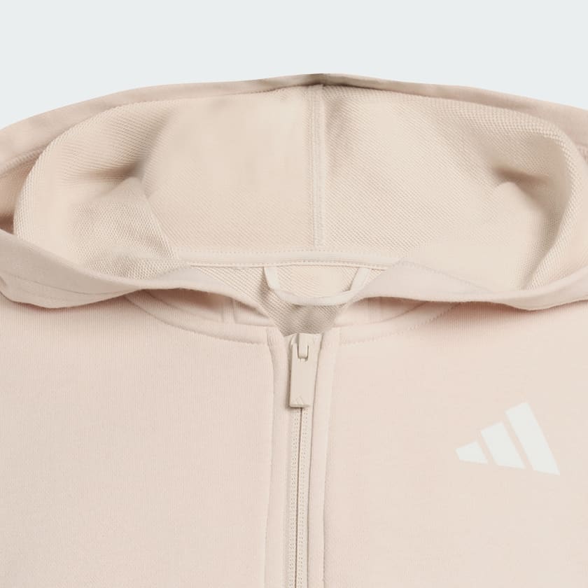 Beige SEASONALS ANIMAL FULL ZIP HOODIE