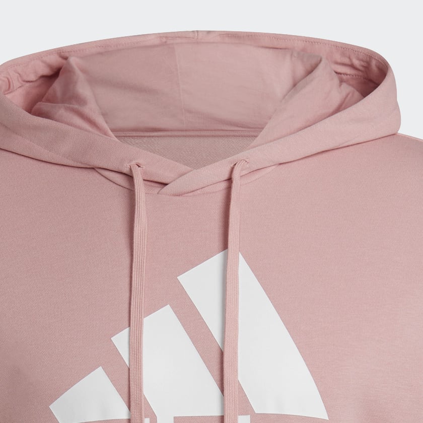 adidas Sudadera con Gorro Essentials Logo - Rosa