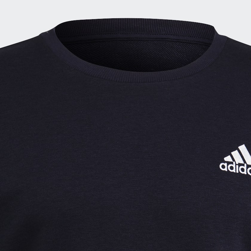 Blue Essentials Embroidered Small Logo Sweatshirt