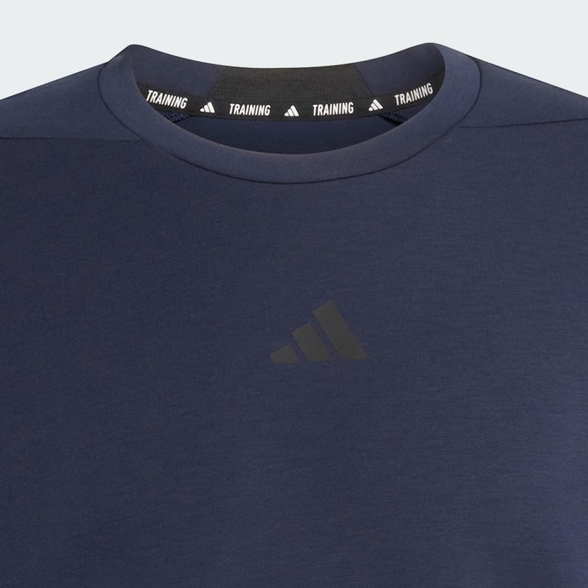 Azul Polerón Designed for Training Cuello Redondo