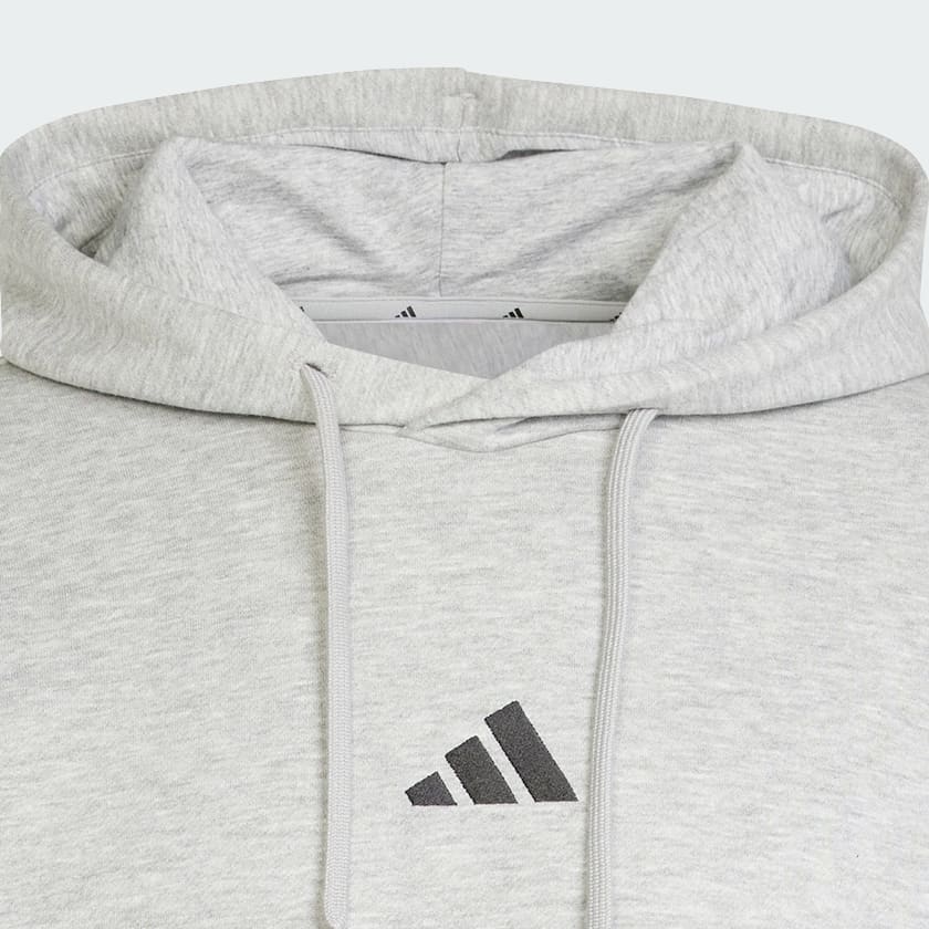 Gris Polerón con Capucha Essentials Fleece 3 Tiras