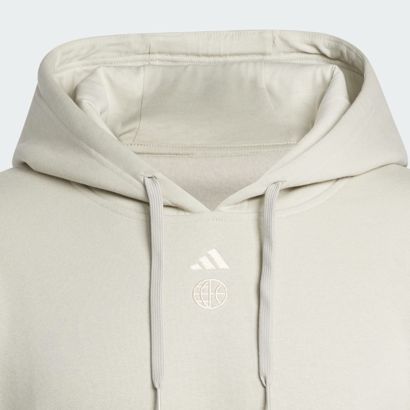 Beige Sudadera con Gorro Hoops Graphic Hoodie