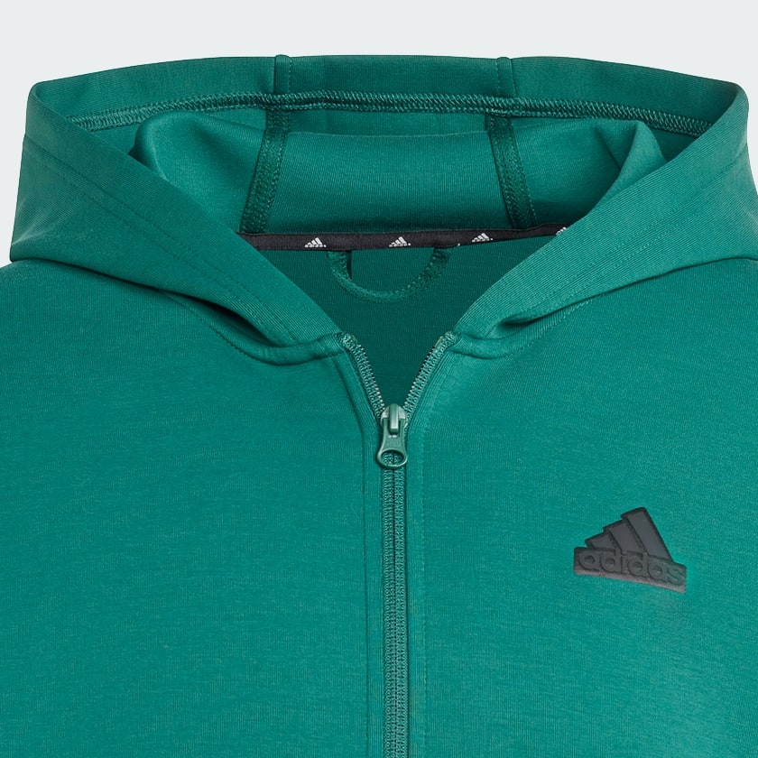 Vert Veste à capuche entièrement zippée 3 bandes Future Icons