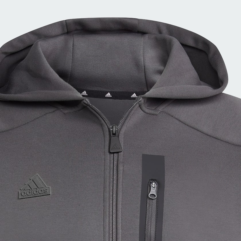 Grey Designed for Gameday Full-Zip Hoodie