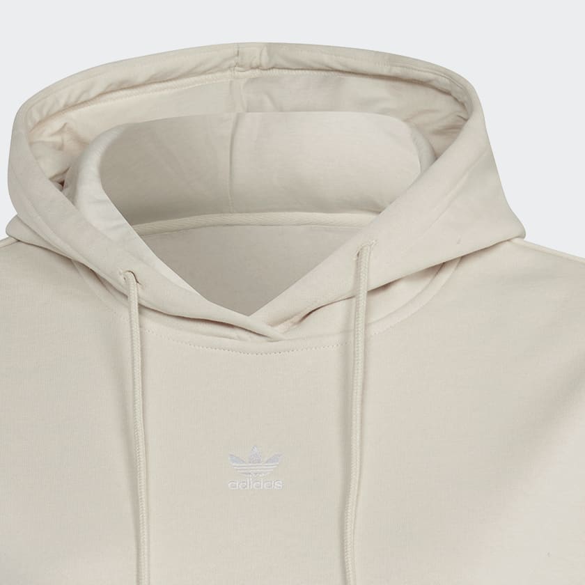 adidas Adicolor Essentials Hoodie (Plus Size) - Beige Women's Lifestyle | adidas US