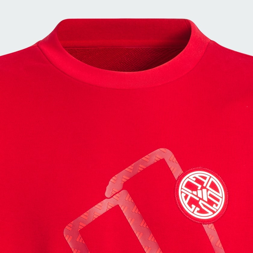 Red Lunar New Year Double Knit Crew Sweatshirt