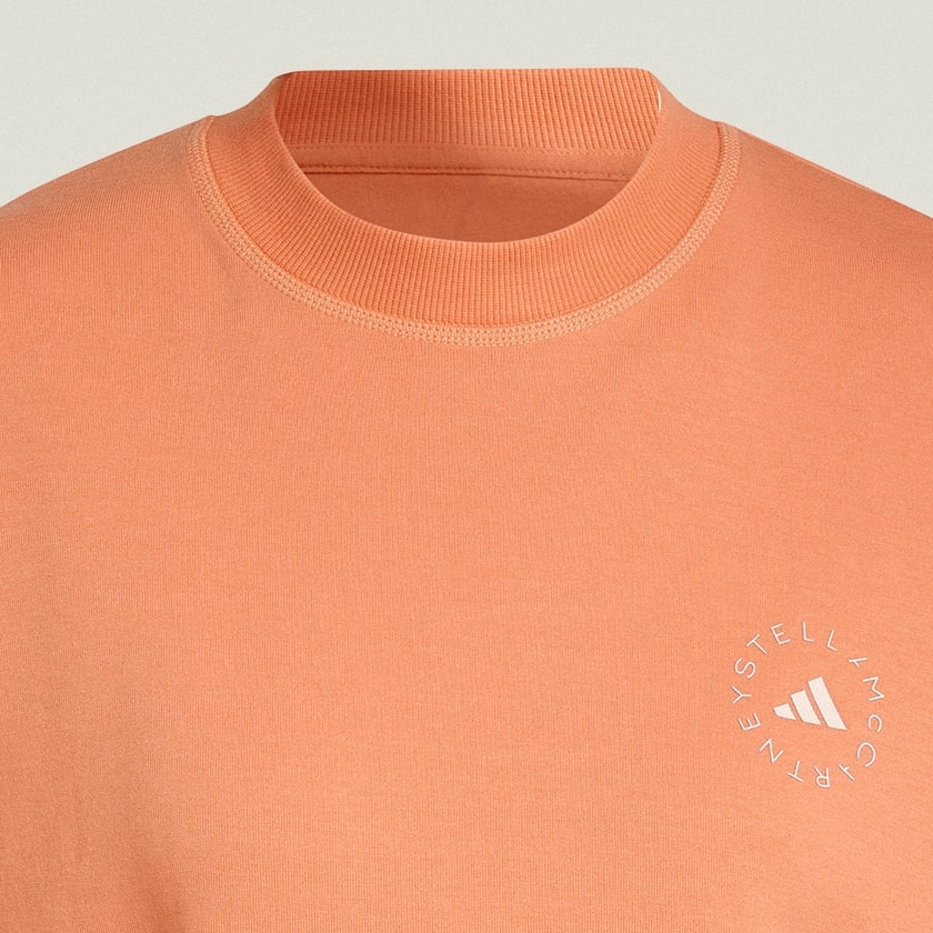 オレンジ adidas by Stella McCartney ルーズ スウェットシャツ